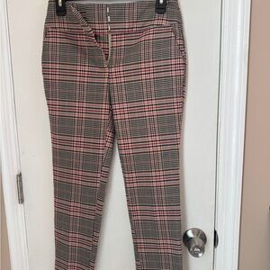 Plaid Ankle Pants